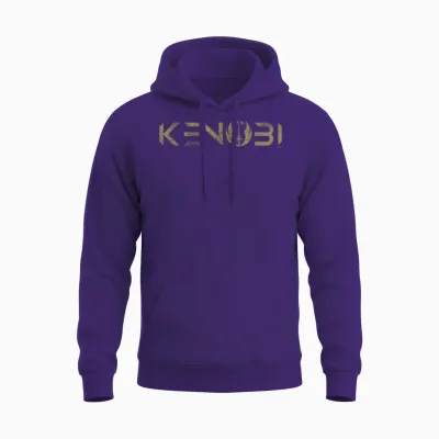 Star Wars Obi-Wan Kenobi Series Logo Unisex Hoodie - Purple