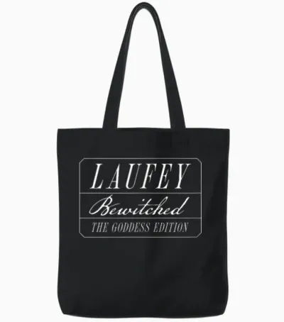 Laufey Goddess Tote Bags - Black