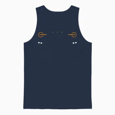 Bronco Raptor Unisex Tank Top - Navy