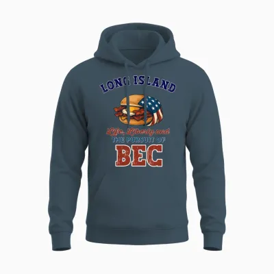 Patriotic Long Island Unisex Hoodie - Dark Heather