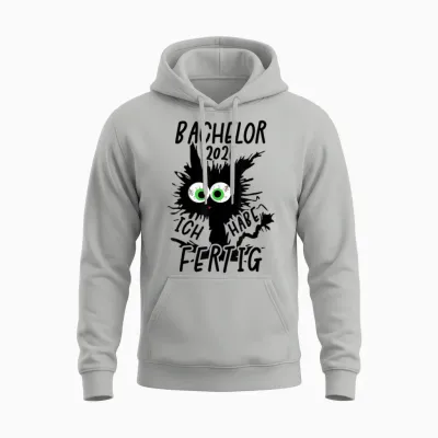 Bachelor 2026 I Have Ready Bachelor Geschafft 2026 Unisex Hoodie - Ash