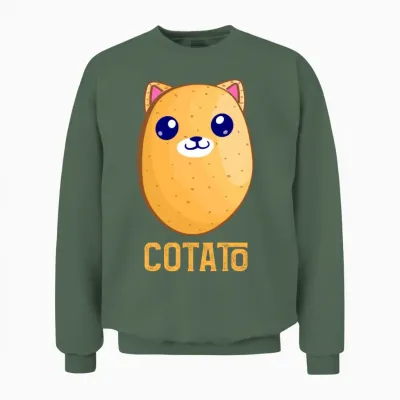 Funny Cotato Unisex Sweatshirt - Military Green