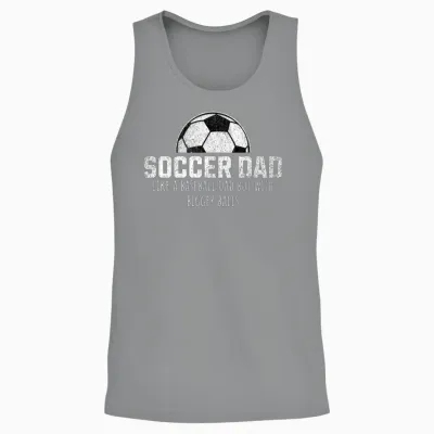 Funny Soccer Dad Unisex Tank Top - Sport Grey