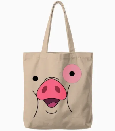 Waddles 1 Tote Bags - Natural