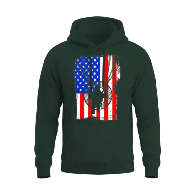 Unique Paramotor Unisex Hoodie - Forest
