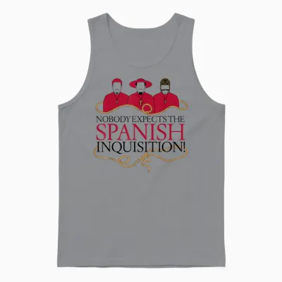 Monty Python Offizielle the Spanish Inquisition Unisex Tank Top - Sport Grey