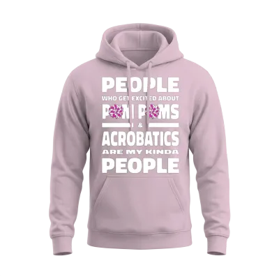 Cheerleading Cheerleader Funny Unisex Hoodie - Light Pink