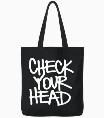 The Beastie Boys Check Your Head Music Gift Hip Hop Fans T-Shirt, Blue, S Tote Bags - Black