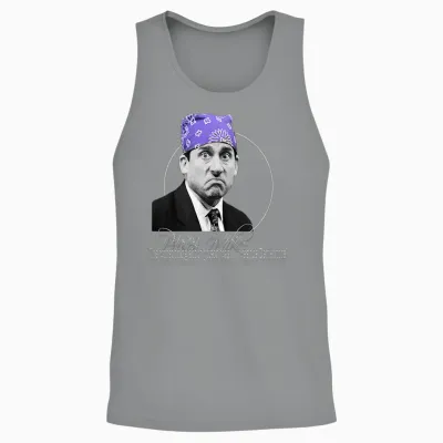 Comedy Tv Mike Prison Funny! T-Shirt, Black, S Unisex Tank Top - Sport Grey