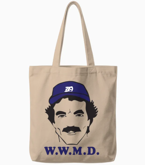 What Would Magnum Do Tote Bags in Natural
