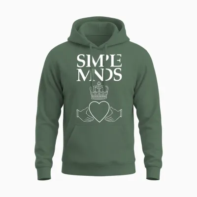 Simple Minds Unisex Hoodie - Military Green