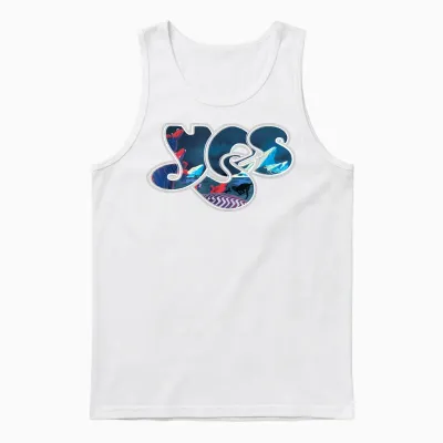 Ja - Drama Logo Unisex Tank Top - White