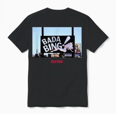 The Sopranos Bada Bing Club Papl2594 Unisex T-Shirt - Black