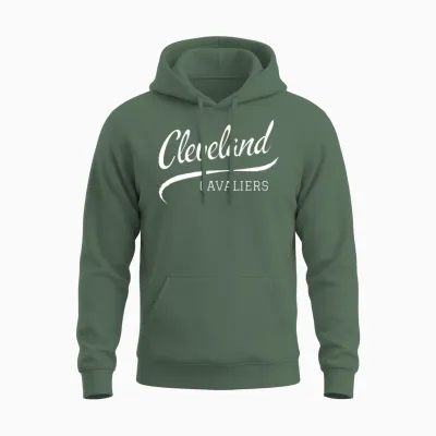 Cavaliers Retro Unisex Hoodie - Military Green