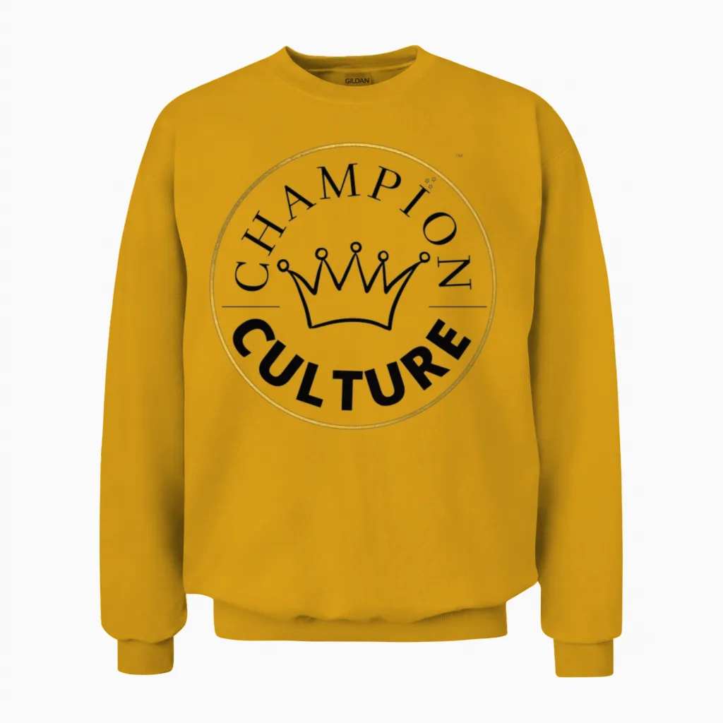 Champion Culture Unisex Sweatshirt in Gold