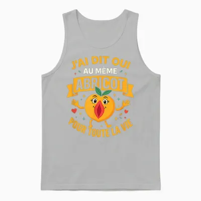 J'ai Said Oui Le Same Apricot – Funeral Life of Boy Unisex Tank Top - Ash