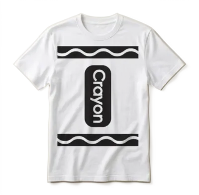 Party-Crayon Halloween Team Unisex T-Shirt - White