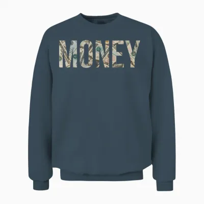 Money Funny Unisex Sweatshirt - Dark Heather
