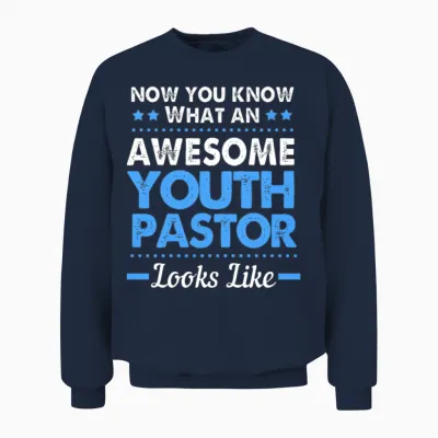 Funny Youth Pastor Appreciation Unisex Sweatshirt - Navy
