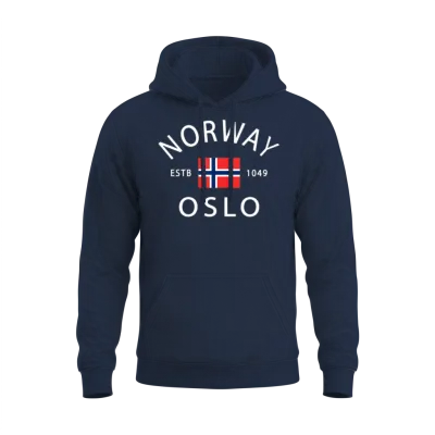 Norway History Norwegian Oslo Norway Unisex Hoodie - Navy