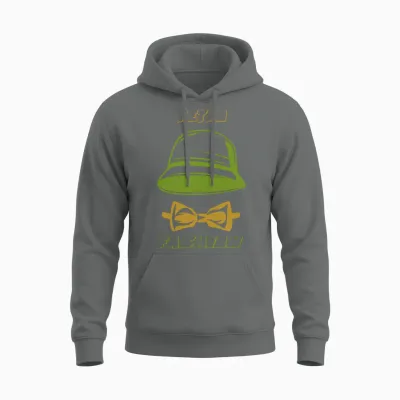 Retro Fashion Vintage Unisex Hoodie - Graphite Heather