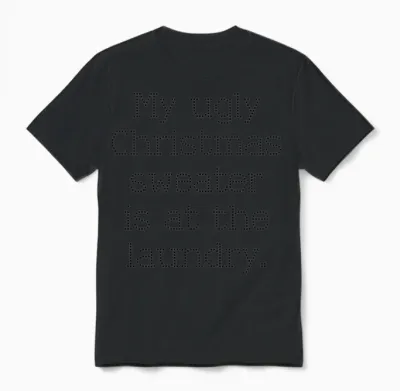 Funny Christmas Unisex T-Shirt - Black