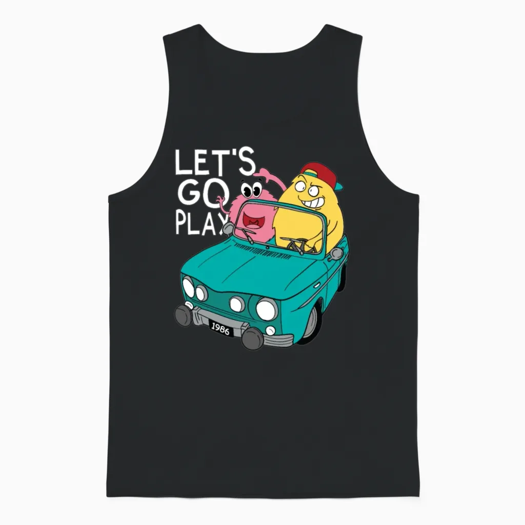 Funny Children 57 Unisex Tank Top in Black