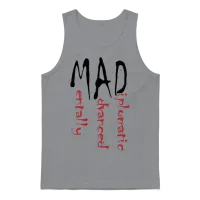 Mad Unisex Tank Top - Sport Grey – 1