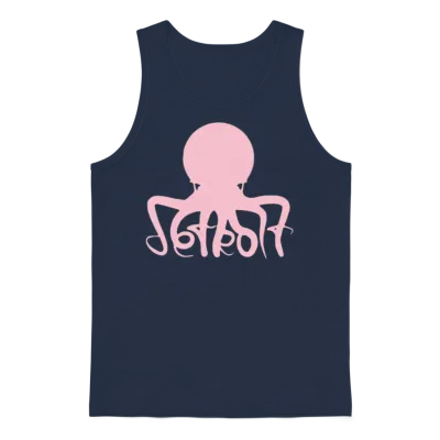 Detroit Red Wings Octopus Hockey Unisex Tank Top - Navy
