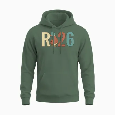 R Ente 26 - Retirement Funny Pensioner Retirement 2026 Unisex Hoodie - Military Green