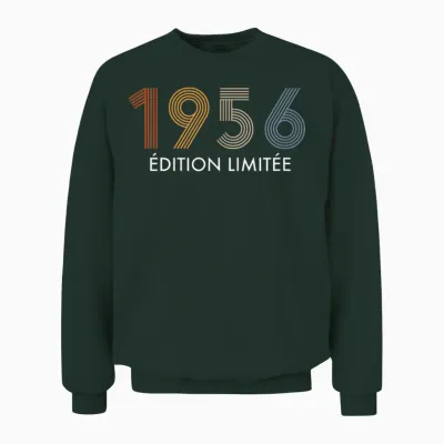 1956 Limited Edition 70 Years Birthday Unisex Sweatshirt - Forest