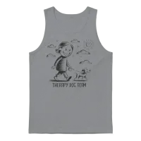 Therapy Dog Team Saying Quote Unisex Tank Top - Sport Grey – 1