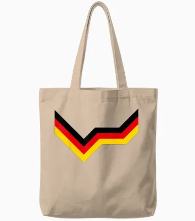 Deutschland Deutsche Flagge Fan Tote Bags - Natural