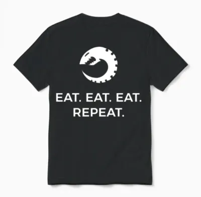 Tyranid Eat Eat Eat Repeat Unisex T-Shirt - Black