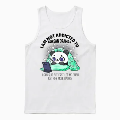South Korean Drama Korean Heart Finger K-Drama T-Shirt, White, S Unisex Tank Top - White