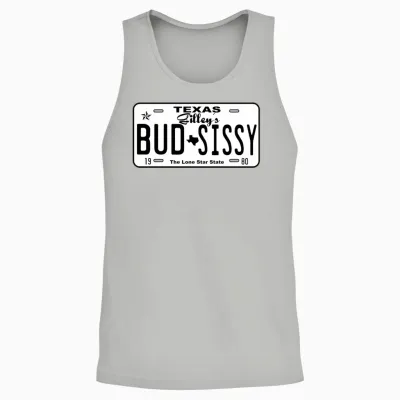 Cory Love Gilley's Bud N Sissy Texas Cowboy Unisex Tank Top - Ash