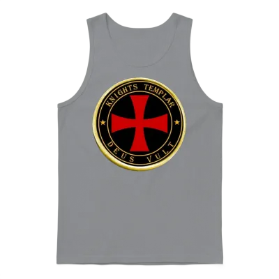 Knights Templar Deus Vult Unisex Tank Top - Sport Grey