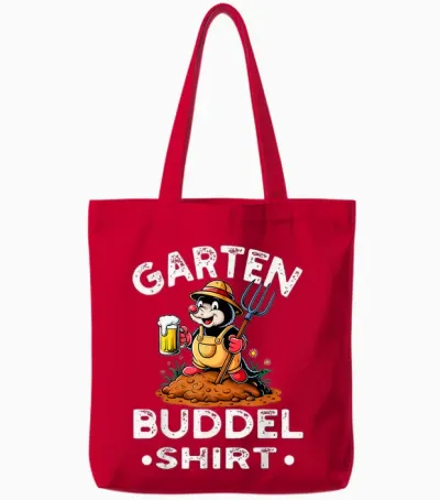 Gärtner Buddel Pulli Hobbygärtner Lustiges Garten Buddel Tote Bags - Red
