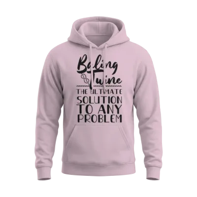 Baling Twine the Solution to Any Problem Farmer Li Unisex Hoodie - Light Pink