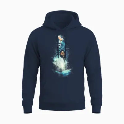 Pop Superstar World Tour King of Pop 1988 Unisex Hoodie - Navy
