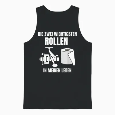 Die Zwei Wichtigsten Rollen in Meinen Leben T-Shirt, Black Unisex Tank Top - Black