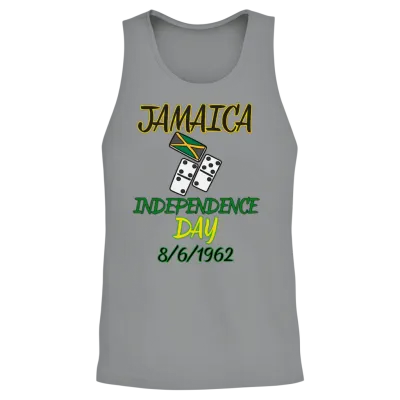 Jamaica Independence 1962 August 6 Dice Unisex Tank Top - Sport Grey