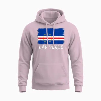 Kapverdische Flagge Kap Verde Unisex Hoodie - Light Pink