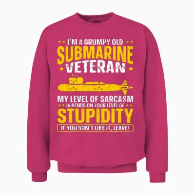 Submarine Veteran Navy Submariner Unisex Sweatshirt - Heliconia