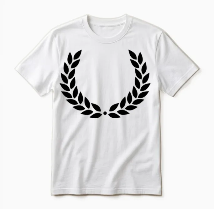 Laurel Wreath Unisex T-Shirt in White