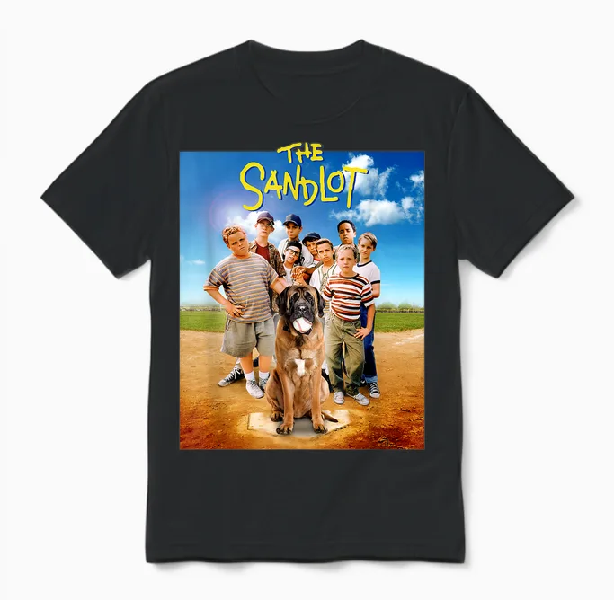 The Sandlot Movie Poster 90s Unisex T-Shirt in Black