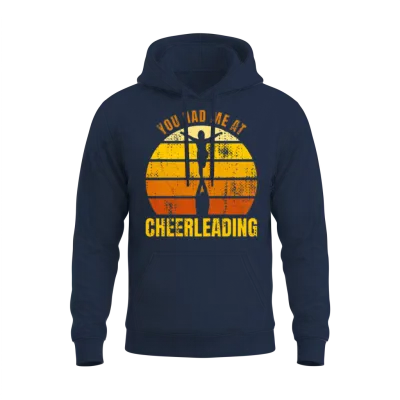 Funny Cheerleader Saying Unisex Hoodie - Navy
