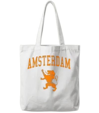 Amsterdam Tote Bags - White