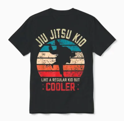 Jiu Jitsu Kid Martial Art Bjj Unisex T-Shirt - Black