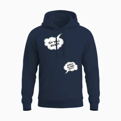 Schwangerschaft Verkünden, Werdende Mama, Schwangere Mutter Unisex Hoodie - Navy